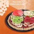 thumbnail image 3 of Pizza Toy Set for Kids Play Play Food Food Toy Set Kitchen Role-Play Toy Set Simulation Pizza Early Learning Game Toy, 3 of 9