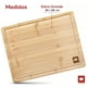 thumbnail image 2 of Tabla PARA Picar DE Madera DE Bambú Extra Grande Ultrachef 36x28cm, 2 of 8