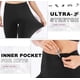 thumbnail image 4 of IUGA Leggings de Talle Alto para Mujer Leggings de Entrenamiento para Correr con Bolsillo Interior Pantalones de Yoga para Mujer Negro, 4 of 5