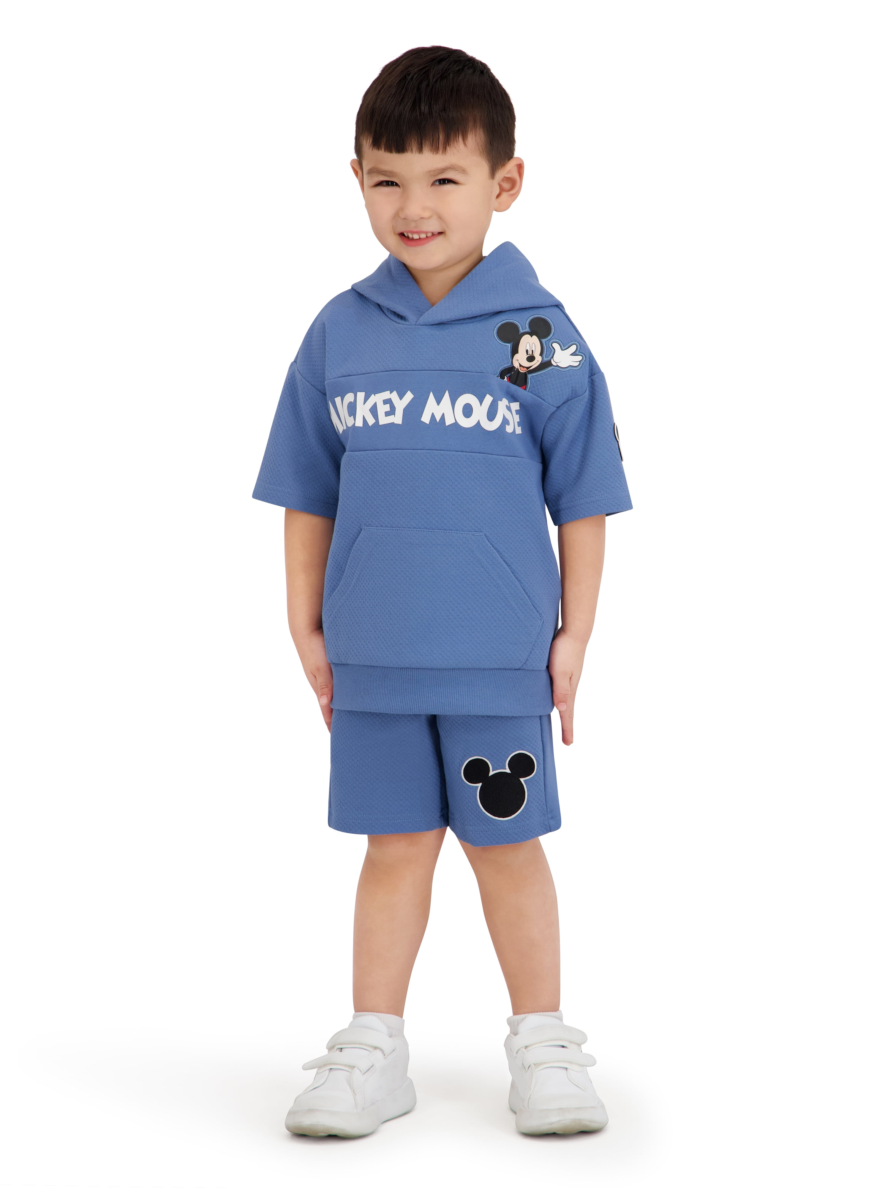 Mickey Mouse Toddler Boy Textured Knit Short Set, Sizes 12 Months-5T
