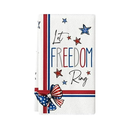 

Independence Day Series Dish Towel In14 60X40 Pgeraug Clearance! Independence Day Dishwashing Towel Kitchen Dishwashing Ultra Fine Fiber Cleaning Cloth Dishwashing Towel Festival Decoration H