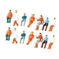 thumbnail image 4 of HILABEE 14Pcs Hand Painted Figures Toy Dolls Activity Collector Tiny Diorama Figures 1 75 Scale, 4 of 9