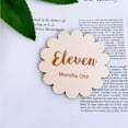 thumbnail image 4 of CPDD 12pcs Baby Month Number Cards Birthday Infant Commemorate Milestone 12 Monthly Photo Picture Props (Lace English Letter), 4 of 9