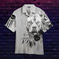 thumbnail image 2 of Camisa hawaiana de oferta de verano para hombre, camisa de anime con perro pitbull en 3D para hombre, ropa de playa de gran tamaño y divertida para hombre, moda de manga corta, 2 of 4