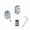 Silver, variant on USB Male Plug Connectors 5 Pin Soldering Type USB 5P Charging Data Plugs DIY Accessories Shell for Cable Repairs