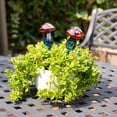 thumbnail image 7 of NiHome Mushroom Spike Self-Watering Bulb 2-Pack 10" Long Gradient Red Blue Hand-Blown Glass Globe Pot Plant Waterer for Home Indoor Outdoor Garden Patio Hanging Flower Automatic Irrigation System, 7 of 7