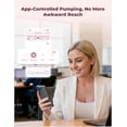 thumbnail image 4 of Momcozy Breast Pump Hands Free Mobile Flow | M9, App Discreet Wireless Breast Pump M9, Independent Breastmilk Storage, 2 Pack, Gray, 4 of 14