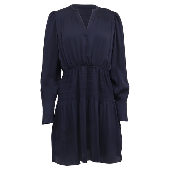 Pre-Owned Ba&sh Kosee Dress in Navy Blue Polyester