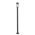 thumbnail image 1 of Z Lite 585PHMS-536P-BK-LED 114 in. Barwick LED Black Outdoor Post Mounted Fixture, 1 of 1