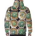 thumbnail image 7 of Daiia Cactus Garden for Men's Fashion Hoodies & Sweatshirts with Kangaroo Pocket Hooded Sweatshirt Breathable & Moisture Wicking-3X-Large, 7 of 7