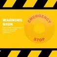 thumbnail image 4 of OUNONA 8Pcs Stop Sign Sticker Red PP Safety Labels for Use in Warehouses and Schools, 4 of 4
