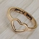 thumbnail image 4 of Regalo de promesa de mejor amiga con forma de corazón para niñas, joyería de amistad dorada Oro, 4 of 9