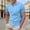 Blue, variant on Waffle Polo Shirts for Men Summer Casual Fashion Short Sleeve Collared Business Casual Work Tshirts Golf Shirt