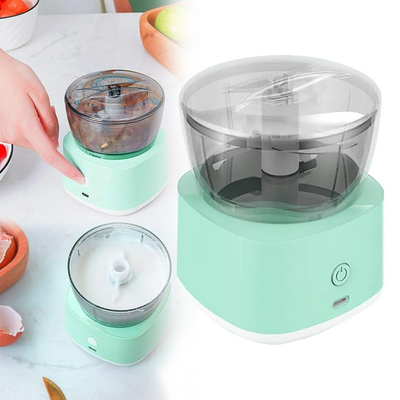 Mini Meat Grinder Green, Multi Mixer Mini Meat Grinder Household Filling Machine Automatic, A_Green 1 Meat Grinder, By Relocy