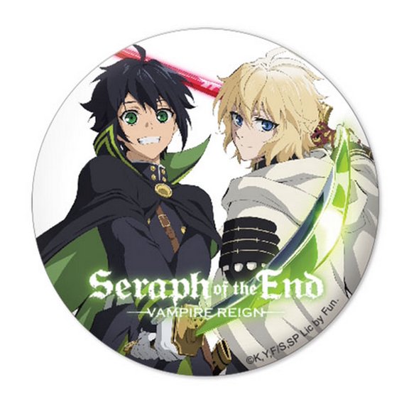 Seraph Of The End- Yuichiro & Mikaela Together Button 1.25'