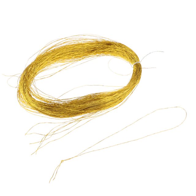veasfak Embroidery Thread Glittering Yarn Thread Nylon Sewing Thread Nylon Cord Gold
