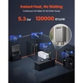 thumbnail image 3 of KFFKFF Gas Tankless Water Heater, 5.3Gal Indoor 120000 BTU Instant Hot Water System, Intelligent Temperature Adjustment & 3/4 inch NPT Connection with Enhanced Safety Features, 3 of 9