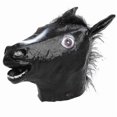 thumbnail image 1 of 1pc Halloween Mask Latex Horse Head Mask Animal Headgear Cosplay Props-hy, 1 of 5