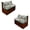 Beige-Boho Mandala Floral Butterfly, variant on SCRAWLGOD Hippie Daisy Print RV Dinette Cushions Covers Washable 2 Piece Set RV Booth Seat Slipcover Universal Stretch RV Dinette Seat Booth Cover