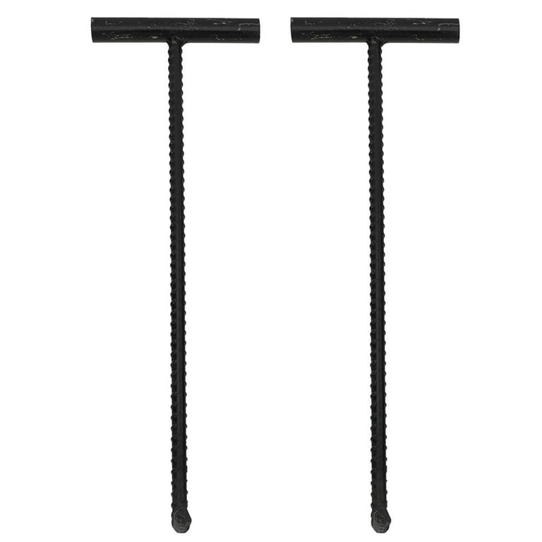 2Pcs Manhole Cover Lifter Stainless Steel T Hook Pull Hook Manhole Cover  Hook Manhole Tool 