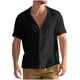 thumbnail image 1 of pstuiky camisetas camisas para hombre, Blusa básica de manga corta con cuello redondo y mangas cortas para hombre camisas casuales para hombre xxl, 1 of 5