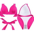 thumbnail image 7 of Hilor Women's Two Piece Swimsuits Sexy Triangle Bikini Set Halter Push Up Bathing Suits, 7 of 7