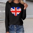 thumbnail image 2 of 250 Anniversary Usa Shirt Women Casual Fashion Loose Fit T Shirt Comfortable Soft Basic Tee For Everyday Wear, 2 of 4