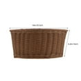 thumbnail image 6 of WEUVEB Handwoven Triangular Corner Basket Light Brown for Wardrobe and Bathroom Storage Organizer, 6 of 6