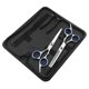 thumbnail image 1 of 1 juego/6 piezas tijeras de peluquería corte de dientes peine de corte recto pinza para el cabello herramientas de peinado accesorios de peluquería con bolsa de almacenamiento para peluquero, 1 of 5