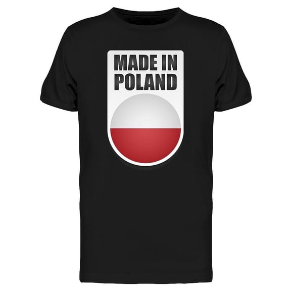 Made In Poland Flag Tee Men's -Image by Shutterstock
