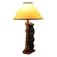 thumbnail image 3 of Ebros Rustic Climbing 3 Stacked Black Bear Cubs Getting Honey Table Lamp W/Shade, 3 of 9
