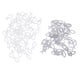 thumbnail image 4 of 2 paquetes de decoración de peces de madera, buena decoración, confeti de peces blancos y plateados para decoración de bautizo, comunión, 4 of 8