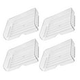 thumbnail image 5 of WHAMVOX  4 Pcs Paper Tray Organizer for Desk Office File Work Transparent, 5 of 7