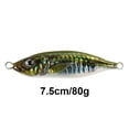 thumbnail image 2 of Cebo Impresión 3D UV Luminoso Caballa Pesca Señuelo Falso 7.5cm 80g ( ) Oro Verde Barbie Nuevos Originales, 2 of 8
