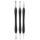 thumbnail image 1 of 3PCs Carving Printing Tool Leather Craft Spoon Stylus Tool Set Kit Stationary Craft Collection, 1 of 4