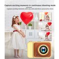 thumbnail image 6 of Children's Digital Camera, 2000W HD Front Rear Shot, 2.0 Inch Screen, 64GB Expandable, Built-in Games, Photo Frame Stickers, Portable Mini Design, for Kids 3-12 Gift, 6 of 7