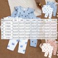 thumbnail image 4 of TOWED22 Little Girls Clothes 4Pcs Girls Outfits Pullover Graphic Graphic Pants Set Fall Winter Clothes Loungewear Set,9-12 M, 4 of 6