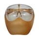 thumbnail image 2 of Visera protectora de cara completa reutilizable, máscara de visera transparente de para PC Amarillo Cola Cara, 2 of 7
