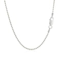 thumbnail image 3 of ARAIYA FINE JEWELRY 925 Sterling Silver 1.52 mm Rhodium Plated Bead Chain 24'' for Women, 3 of 6