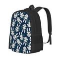 thumbnail image 2 of Vsdgher Cute Rabbit Print Backpack for Women Men School Bookbag with Laptop Compartment for College Work Travel, Simple Fashion Casual Daypack, Fit 15" Laptop, 2 of 8