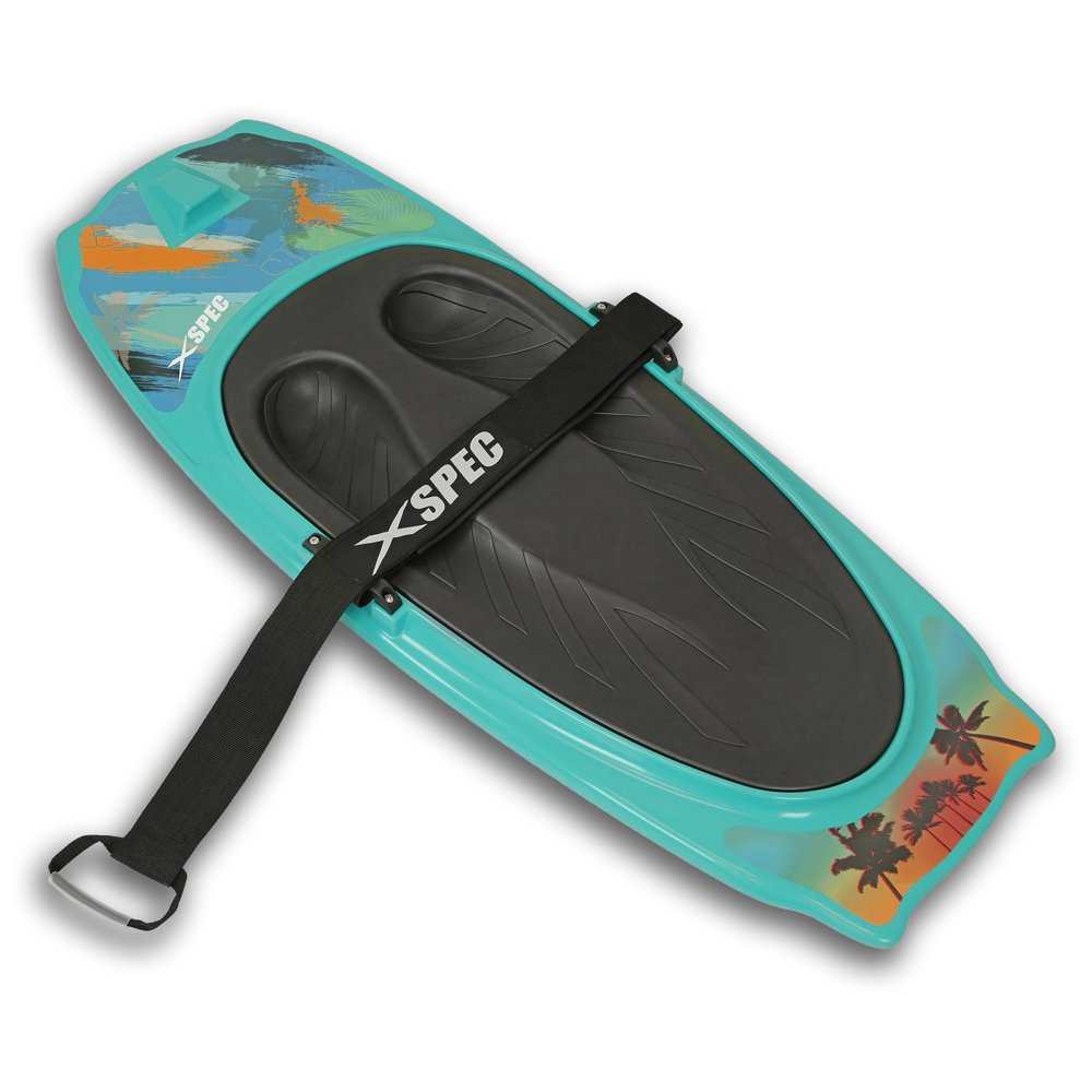 Xspec Kneeboard for Knee Surfing Boating Waterboarding, Aqua Walmart