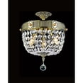 thumbnail image 1 of 3 Light Bowl Flush Mount with French Gold finish, 1 of 2