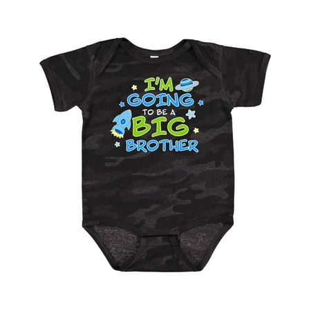 

Inktastic Space Im Going to Be a Big Brother Gift Baby Boy Bodysuit