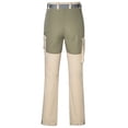 thumbnail image 3 of Women's Multi Pocket Work Cargo Pants, Stretch Lightweight Outdoor Hiking Pants Khaki XS, 3 of 7