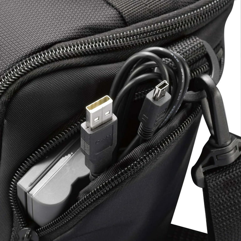 Case Logic Small Camera Bag With Belt Loop Removable Shoulder Strap Black