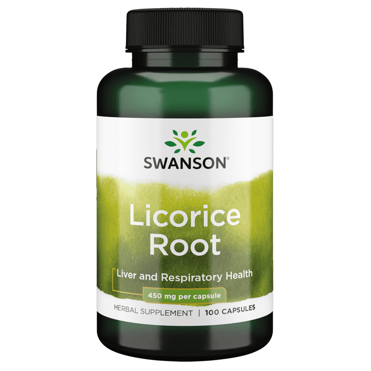 Swanson Licorice Root 450 mg 100 Capsules