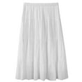 thumbnail image 7 of UJNDER Fashionable High Waist Midi Skirt For Women Ideal For Daily Wear Casual Comfort Spring Summer Maxi Skirt White M, 7 of 7