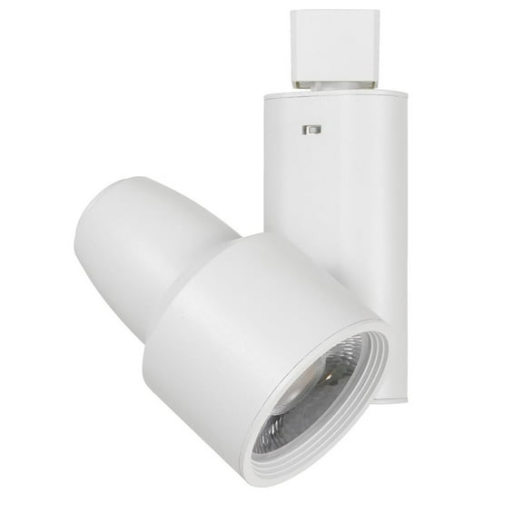 Integrated Dimmable 40W Led Track Fixture With 3 Level Temperature Control. 2700K-3000K-4000K., White