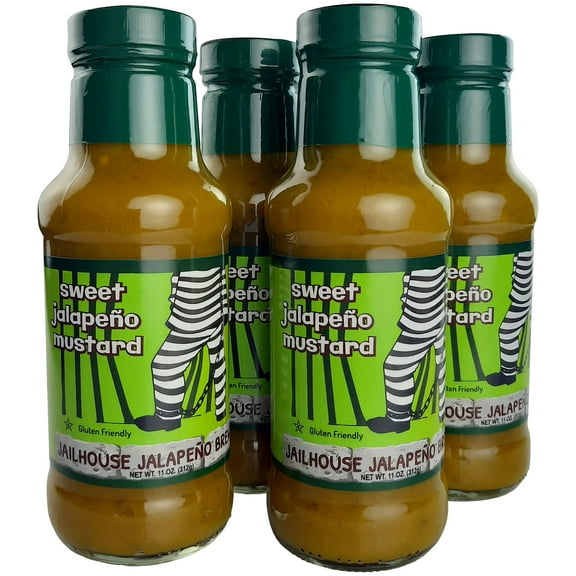 Sweet Jalapeno Mustard - 4 Bottles
