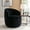Black, variant on Velvet - Covered Swivel Chair / Blue Barrel Shape for Style